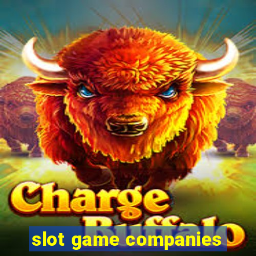 slot game companies