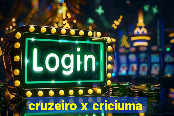 cruzeiro x criciuma