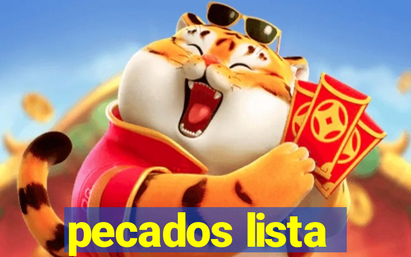 pecados lista