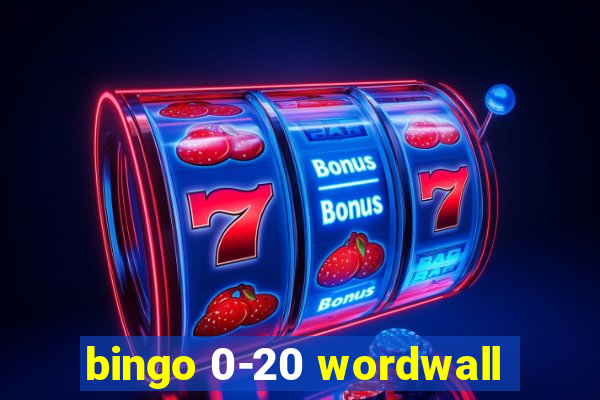 bingo 0-20 wordwall