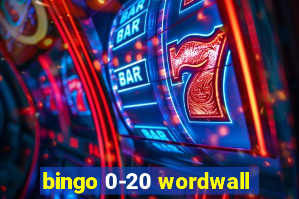 bingo 0-20 wordwall