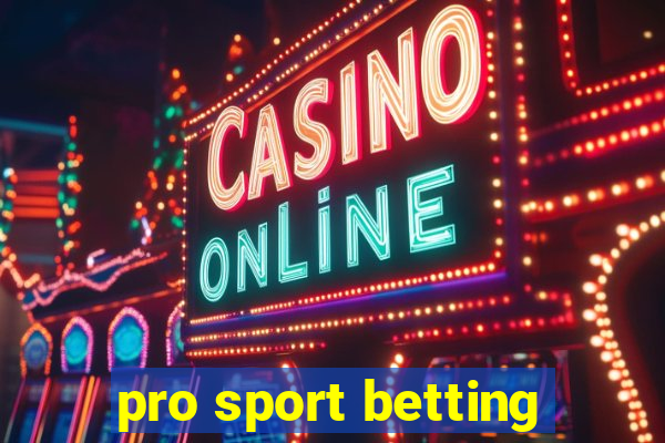 pro sport betting