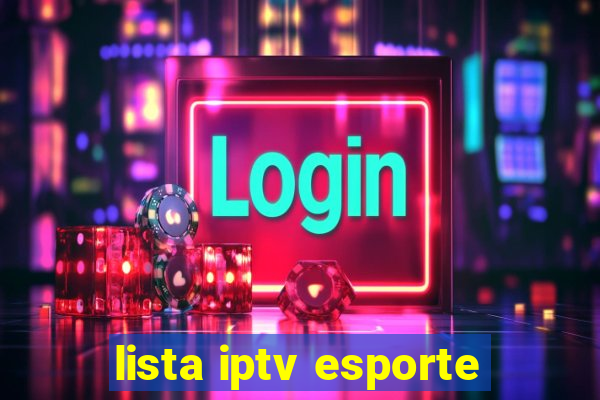 lista iptv esporte