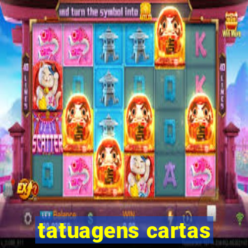 tatuagens cartas