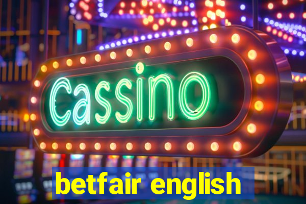 betfair english