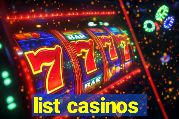 list casinos