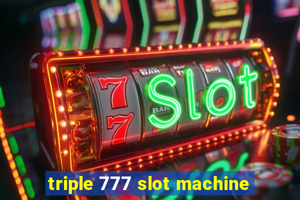 triple 777 slot machine