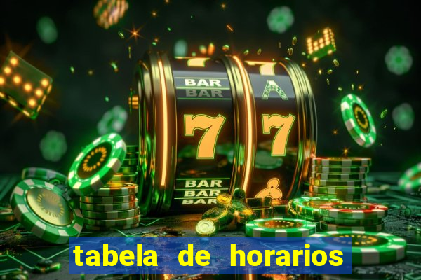 tabela de horarios fortune tiger