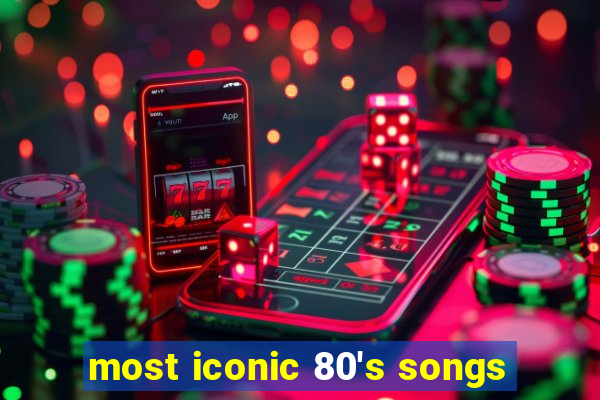 most iconic 80's songs