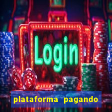 plataforma pagando bonus no cadastro