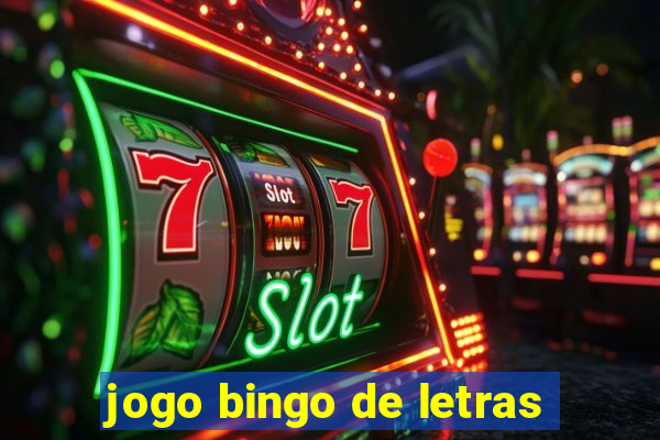 jogo bingo de letras