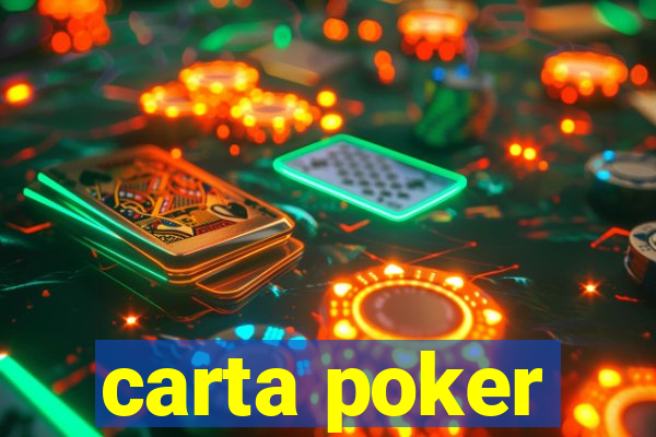 carta poker