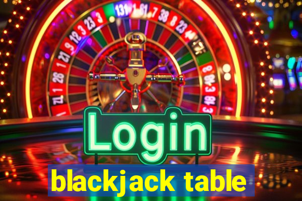 blackjack table