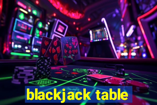 blackjack table