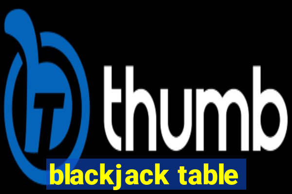 blackjack table