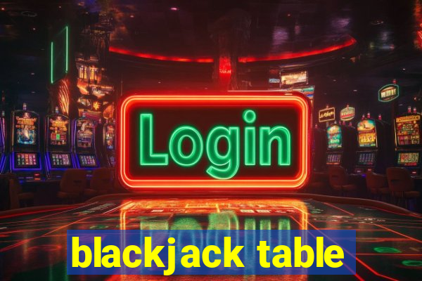 blackjack table