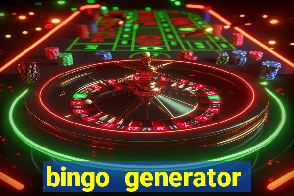 bingo generator with images