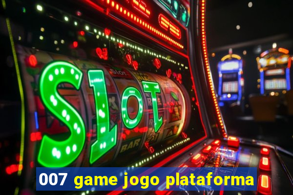 007 game jogo plataforma