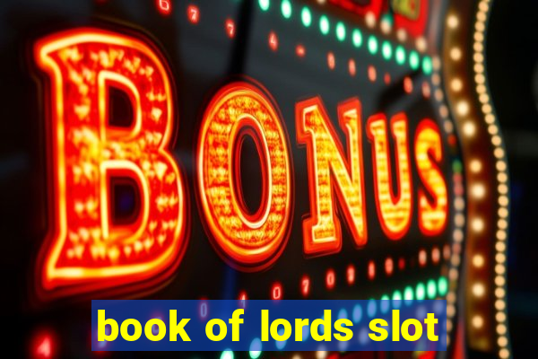 book of lords slot