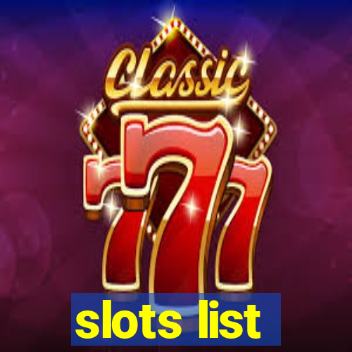 slots list