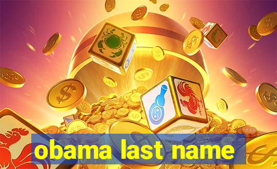 obama last name