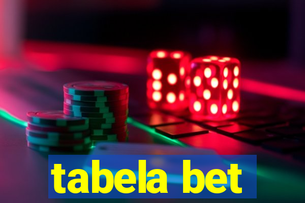 tabela bet