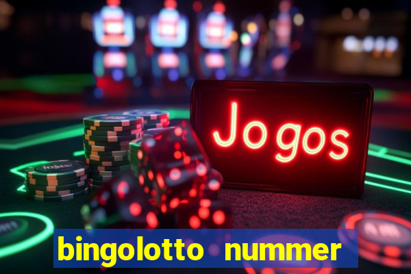 bingolotto nummer ettans bingo