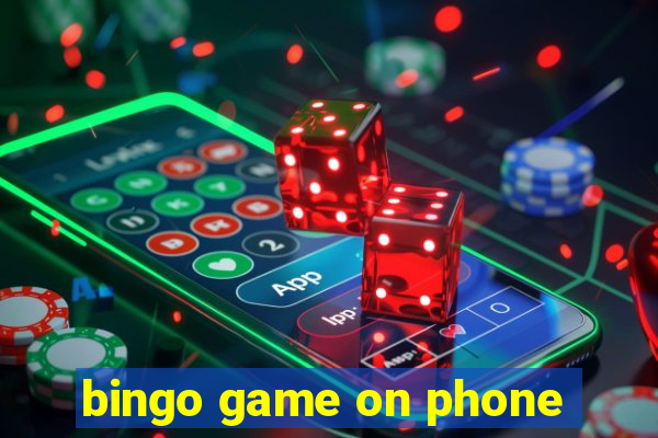 bingo game on phone