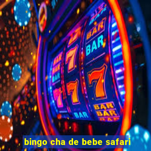 bingo cha de bebe safari