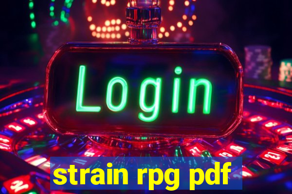 strain rpg pdf