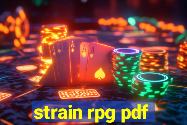 strain rpg pdf