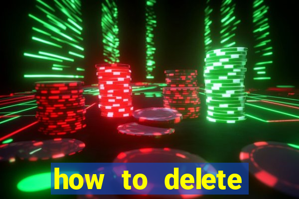 how to delete account in bingo plus