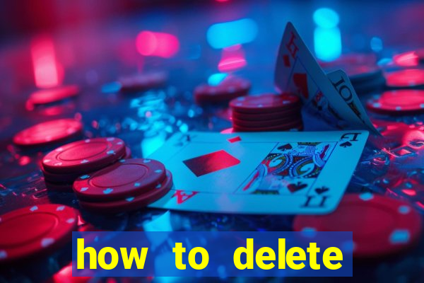 how to delete account in bingo plus