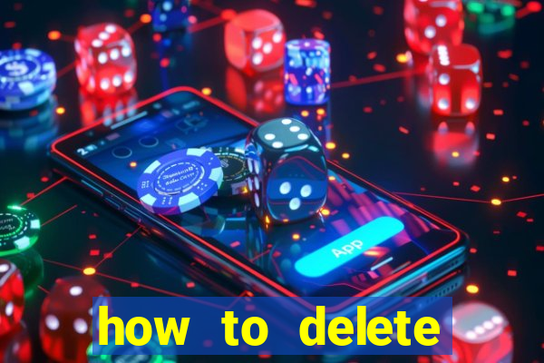 how to delete account in bingo plus