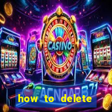 how to delete account in bingo plus