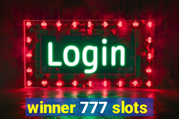 winner 777 slots