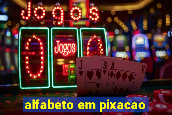 alfabeto em pixacao