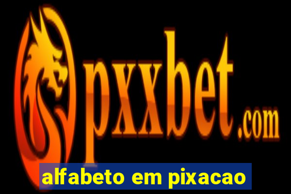 alfabeto em pixacao