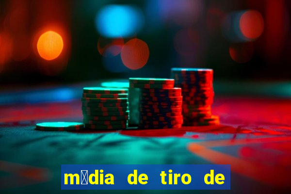 m茅dia de tiro de meta por jogo