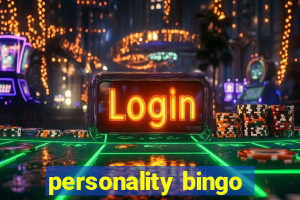 personality bingo