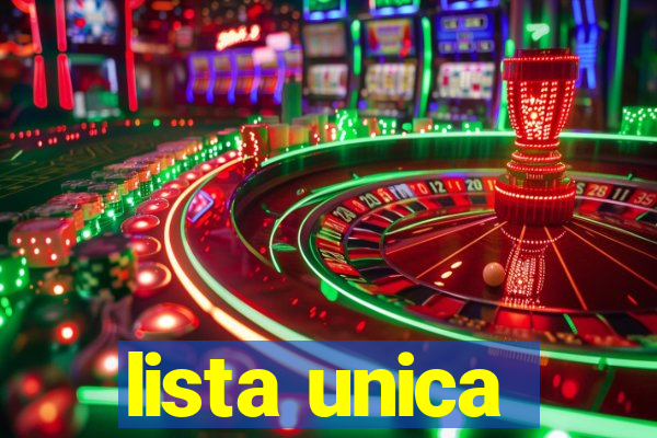 lista unica