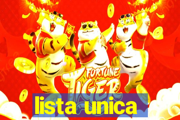 lista unica