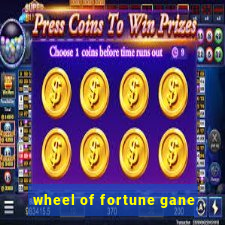 wheel of fortune gane