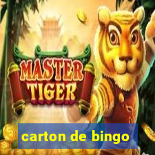 carton de bingo