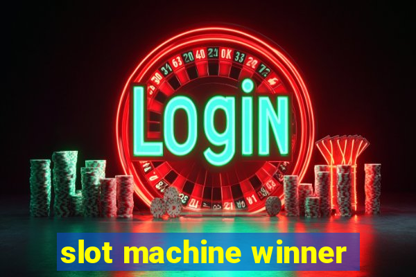 slot machine winner