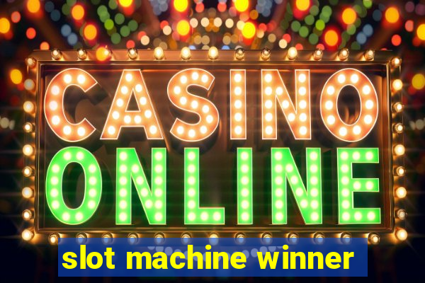 slot machine winner