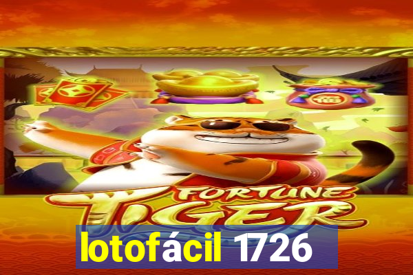 lotofácil 1726