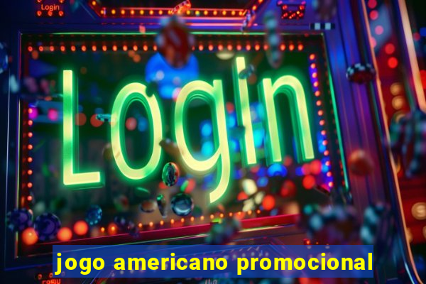 jogo americano promocional