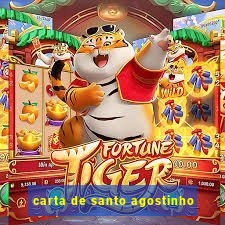 carta de santo agostinho