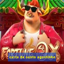 carta de santo agostinho